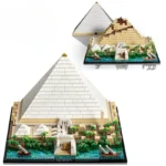 Brickvivid Pyramid of Giza Model Kit: Ancient Egypt Architecture