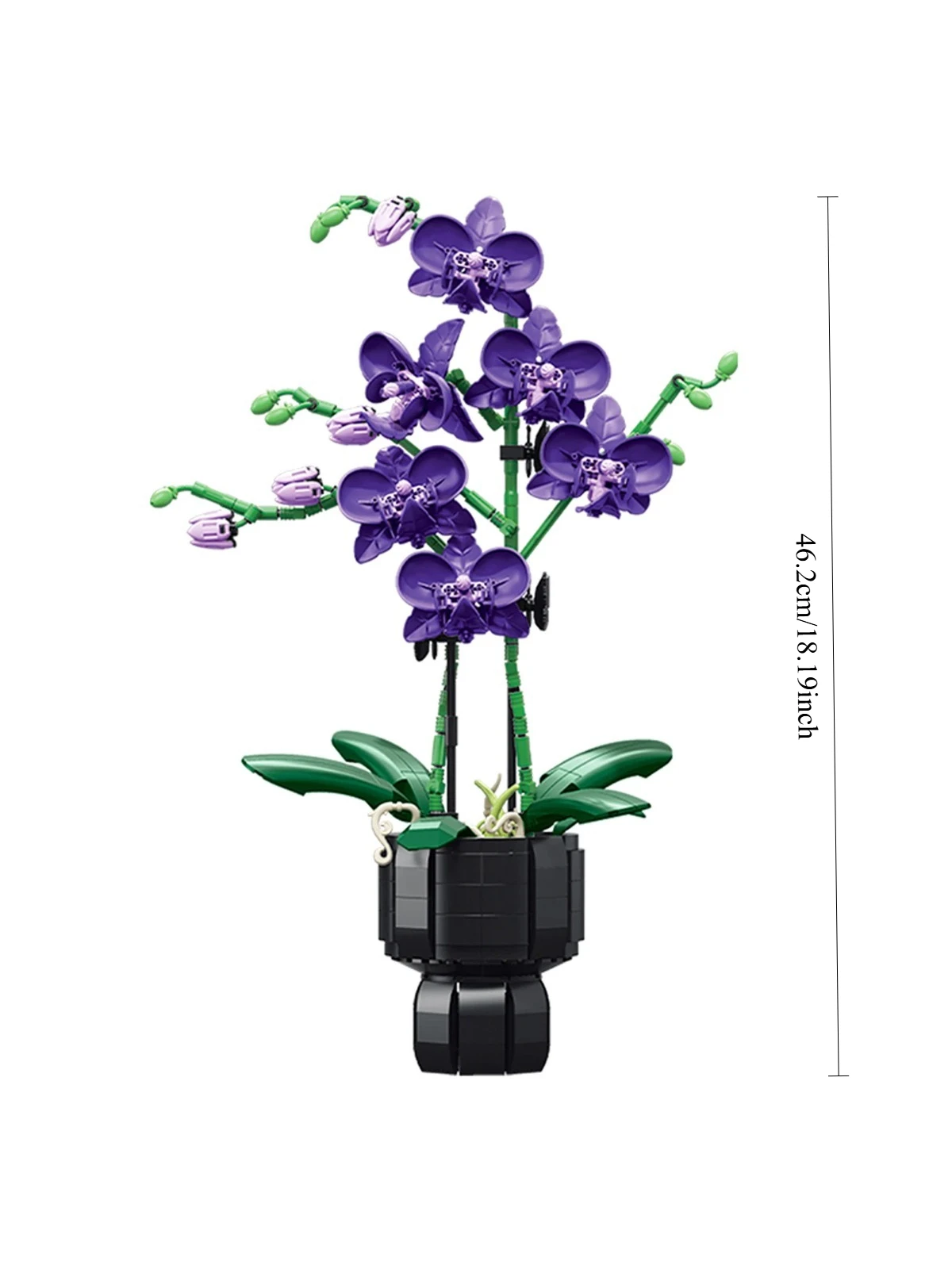 Elegant Violet building block flower set