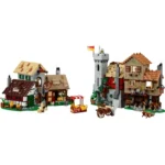 Brickvivid Medieval Building Set – Recreate a Historic Town Square