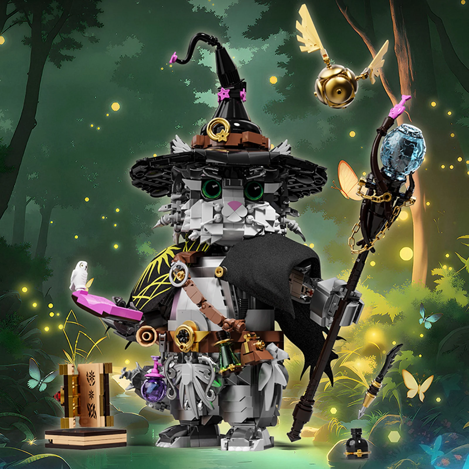 Wizard Cat Building Set