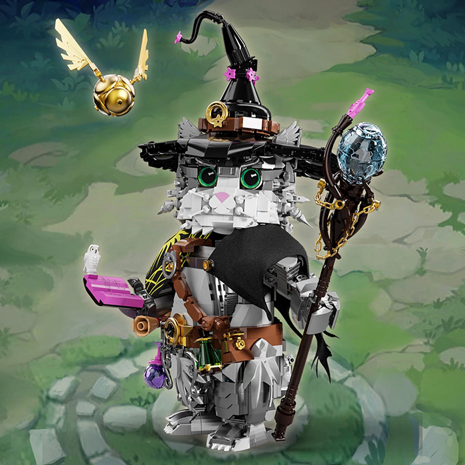 Wizard Cat Building Set