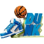 Brickvivid Nike Dunk Building Set - 1180-Piece Collectible Sneaker