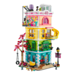 Brickvivid Modular Community Centre Building Set with 6 Minifigures and Hobbies