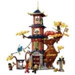 Brickvivid Ninjago Dragon Energy Temple Building Set with Secret Traps