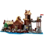 Brickvivid Modular Viking Village Building Set for Adults