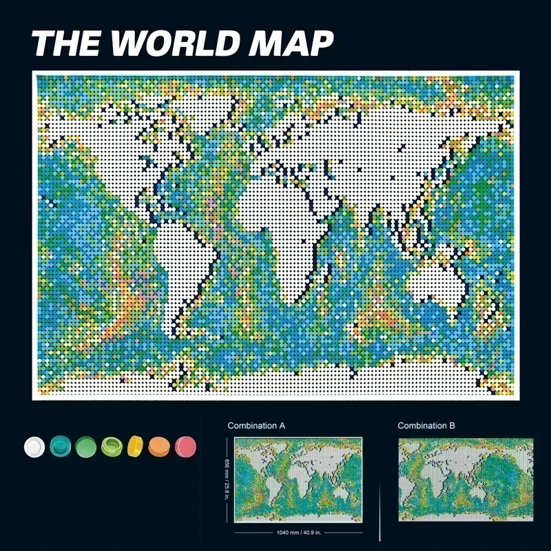 Lego Art World Map 31203
