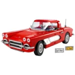 Brickvivid Chevrolet Corvette Building Set - 1961 Model Kit