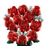 Brickvivid Roses Flower Bouquet Building Set - Eternal Home Decor
