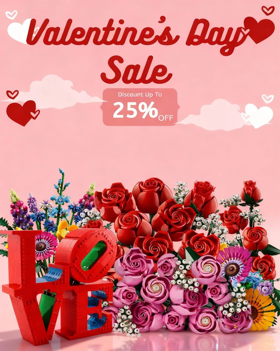 Brickvivid Valentine's Day Promotion
